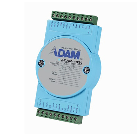 ADVANTECH 4-Ch Ao Module W/ Modbus ADAM-4024-B1E